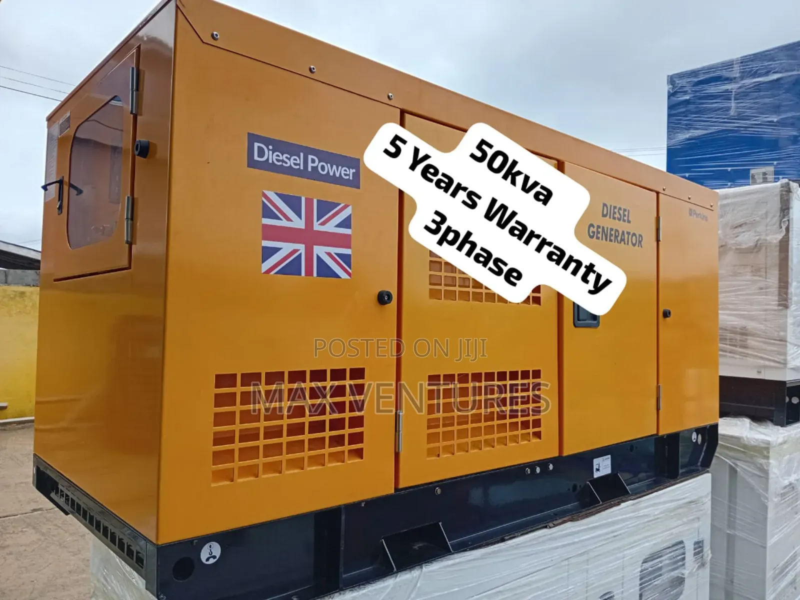 50kva for Big Enterprises Diesel Perkins Generator
