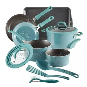 11pc Aluminum Nonstick Cookware Set