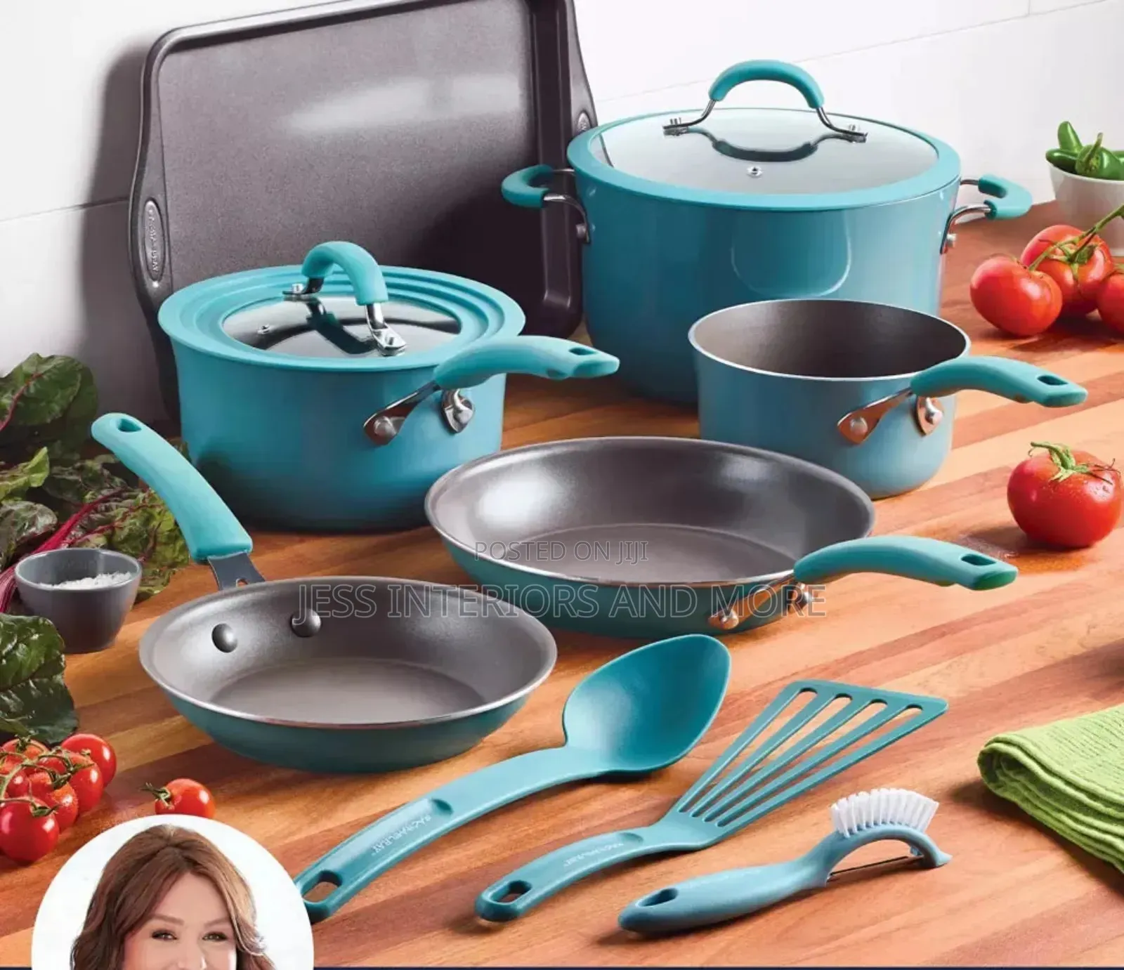 11pc Aluminum Nonstick Cookware Set