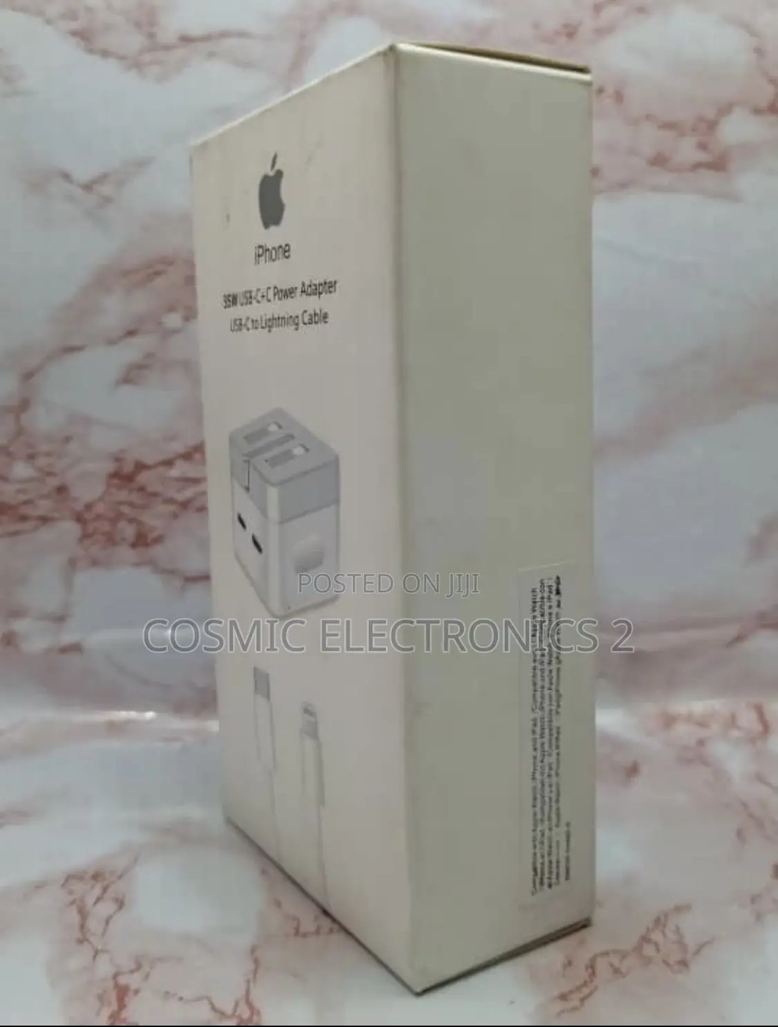 iPhone 35w Usb C+C Power Adapter to Lightning Cable