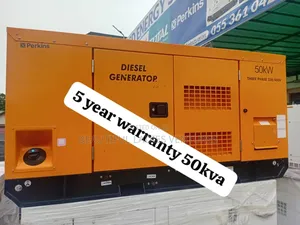 Consistent Power 50kva Perkins Diesel Silent Genset Diesel