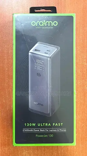 Oraimo 130w Ultra Fast Powerjet Powerbank~Charge Laptop