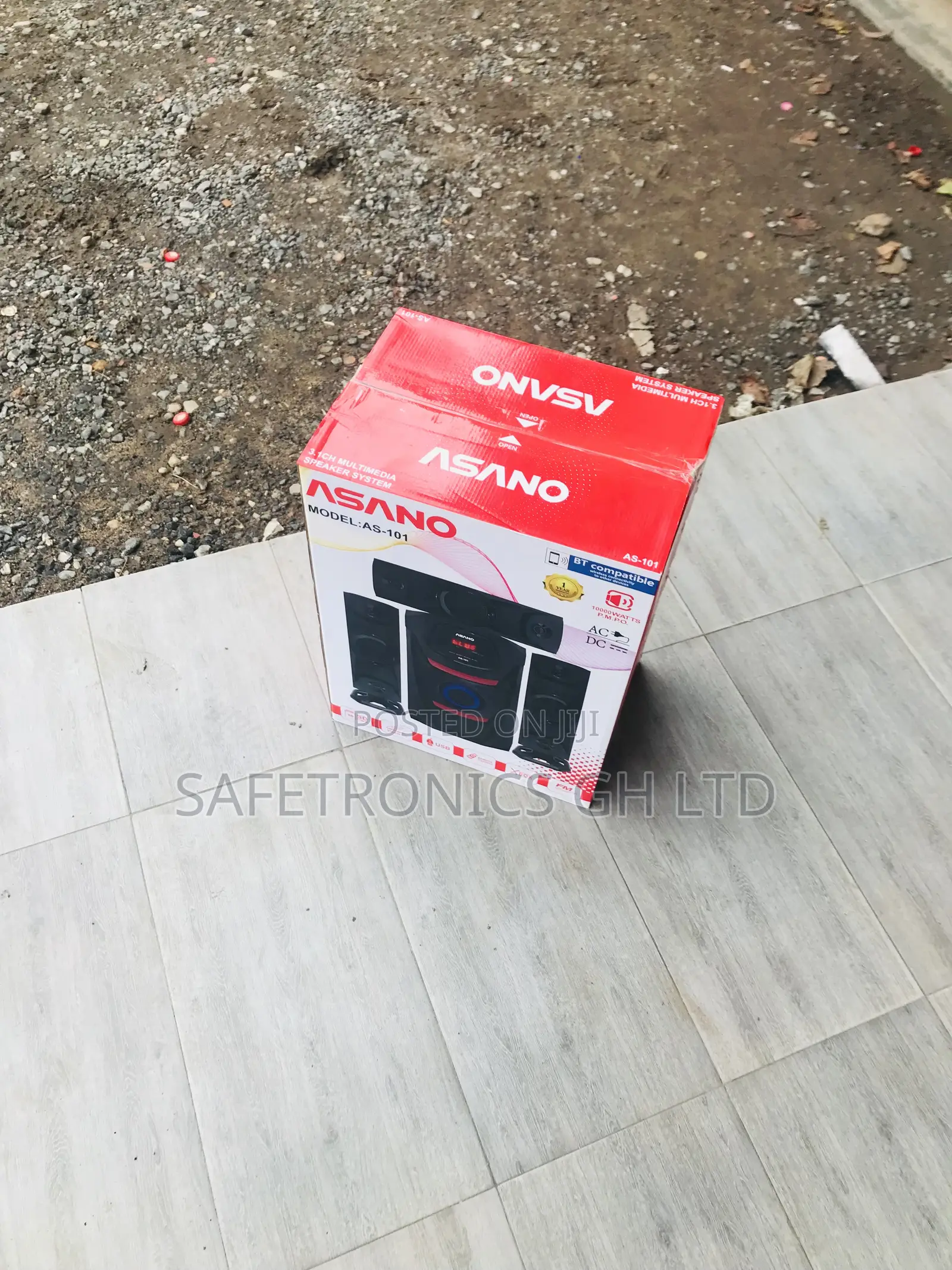 Secure Asano Bluetooth as-101 Audio 10000w Soundbar