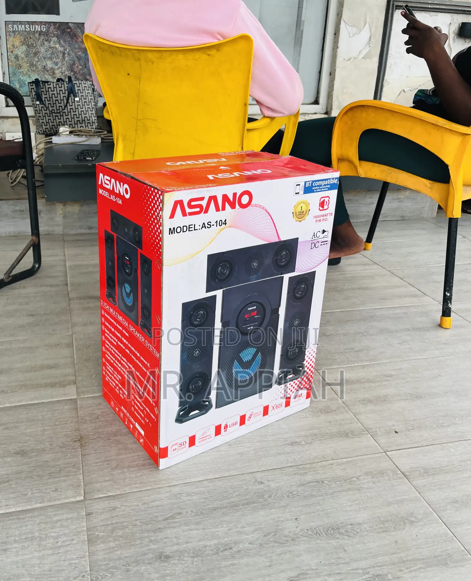 Well Design Asano as-104 Wireless Bluetooth Sound Bar.