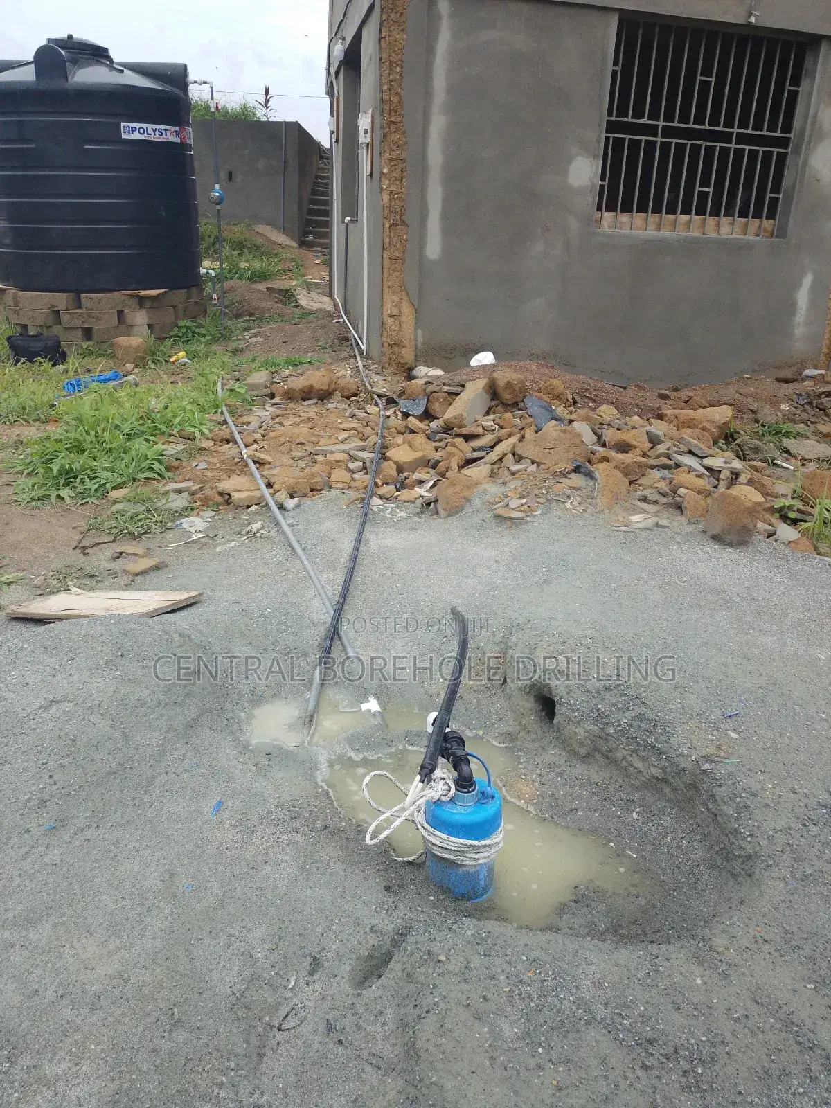 Awutu Breku Old Borehole and Pump Repair