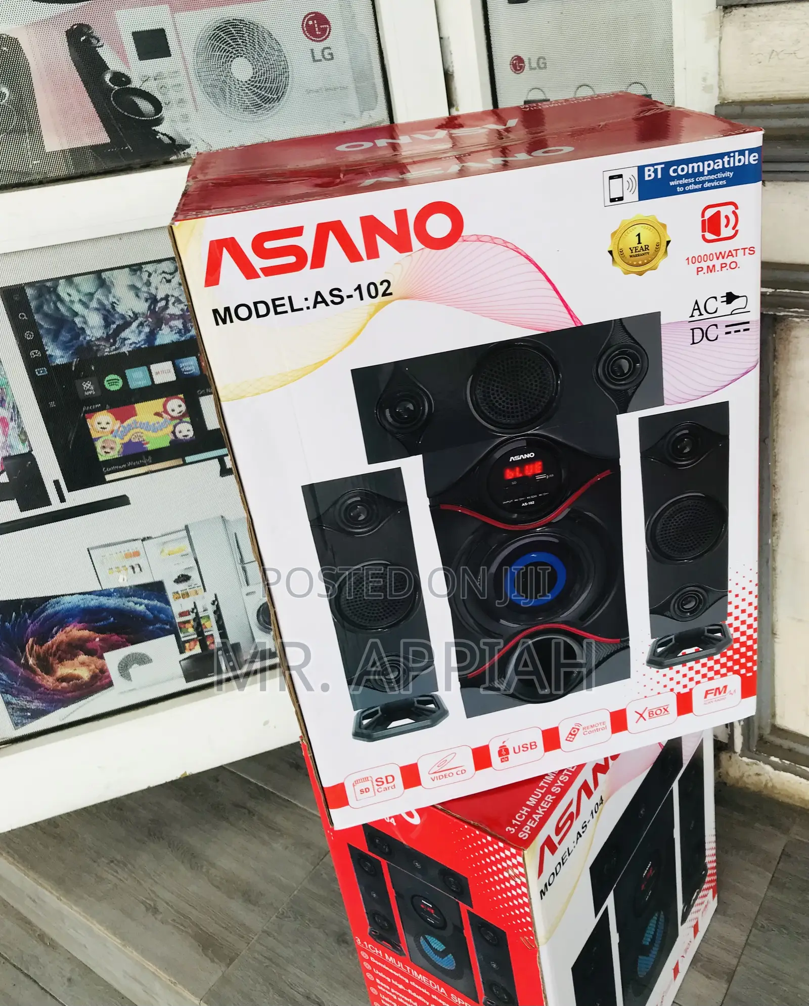 Purchase Authentic Asano as-102 Wireless Sound Bar(1000w)