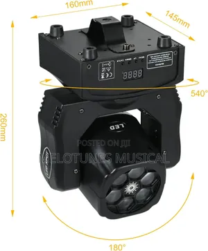 4in1 Leds Mini Bee Eye Moving H-Ead Light