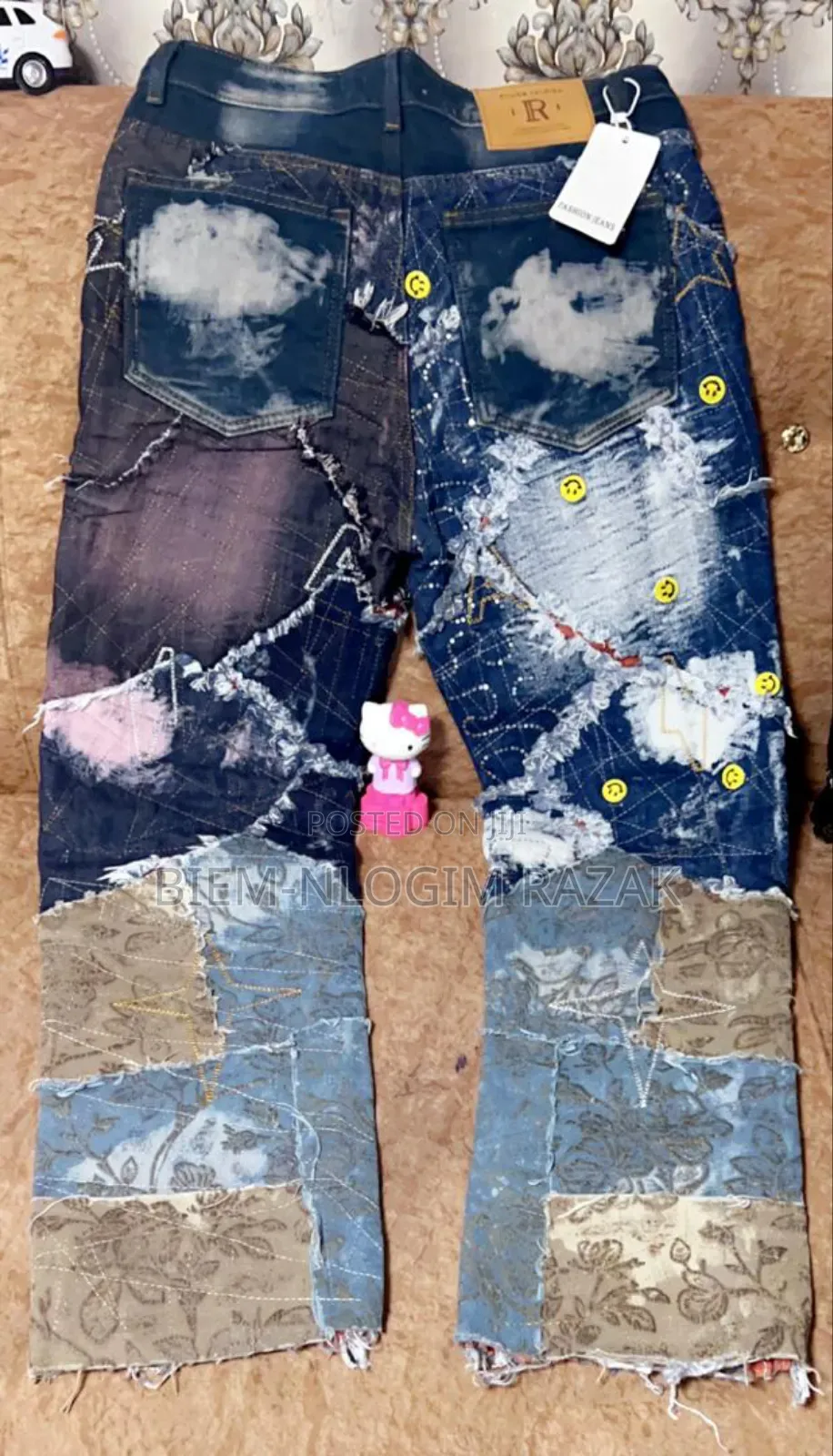 High Quality Chrome Heart Drew Baggy Jeans Available