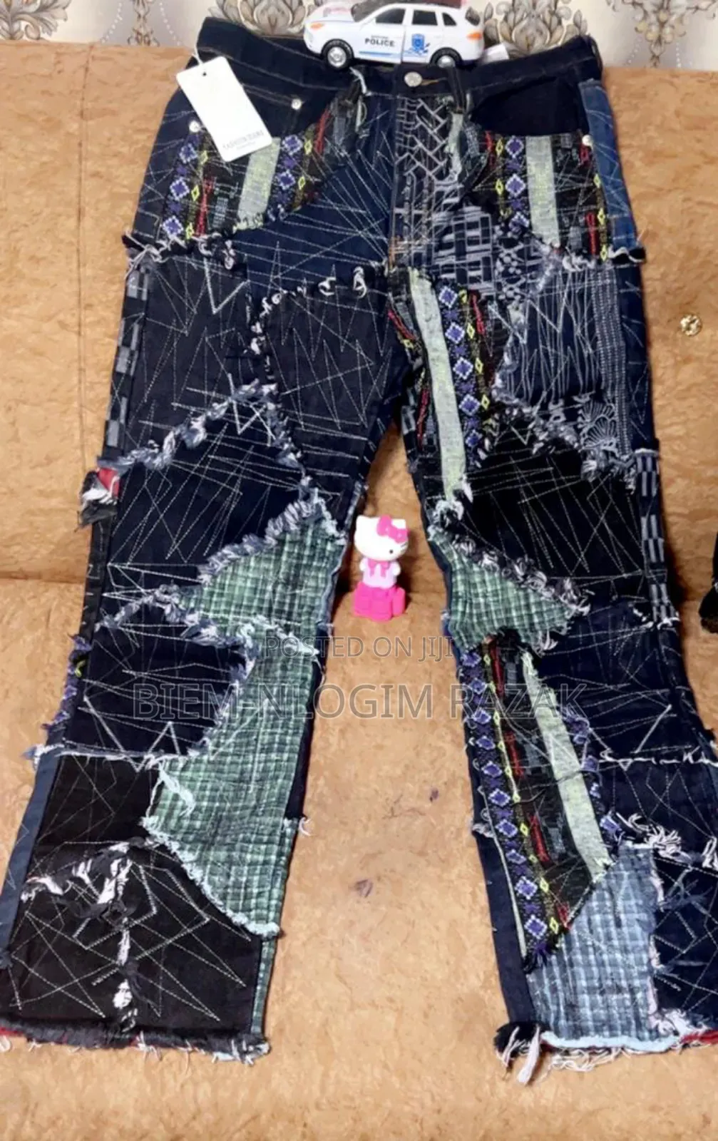 High Quality Chrome Heart Drew Baggy Jeans Available