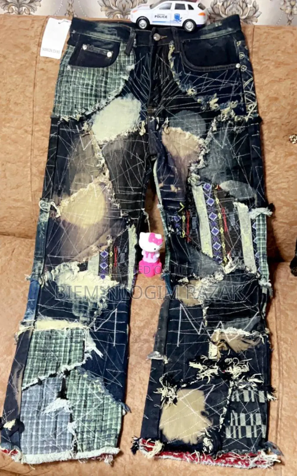 High Quality Chrome Heart Drew Baggy Jeans Available
