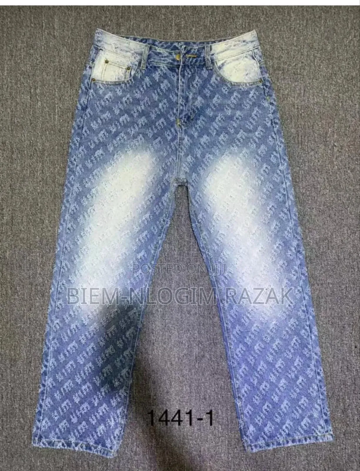 High Quality Chrome Heart Drew Baggy Jeans Available