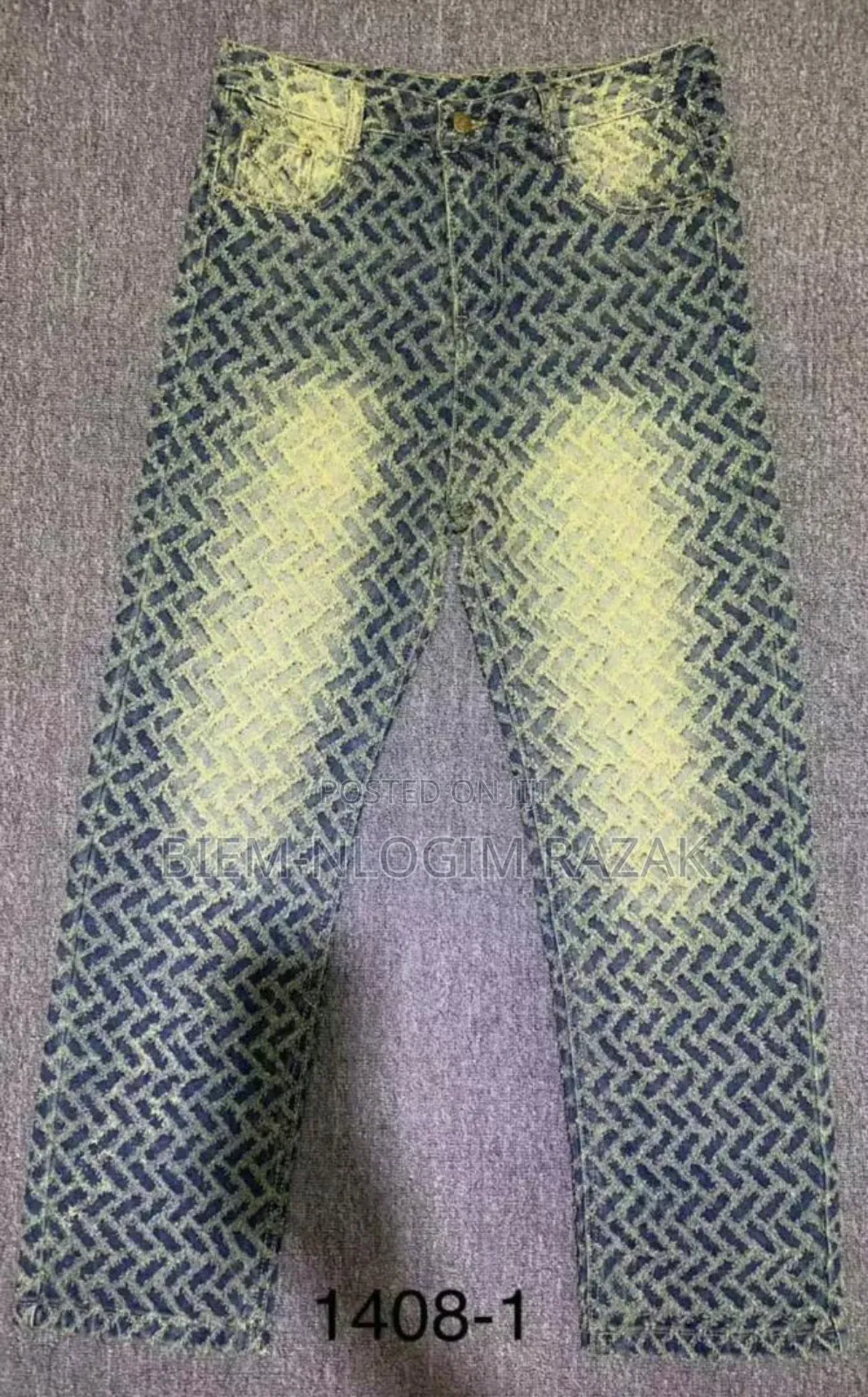 High Quality Chrome Heart Drew Baggy Jeans Available