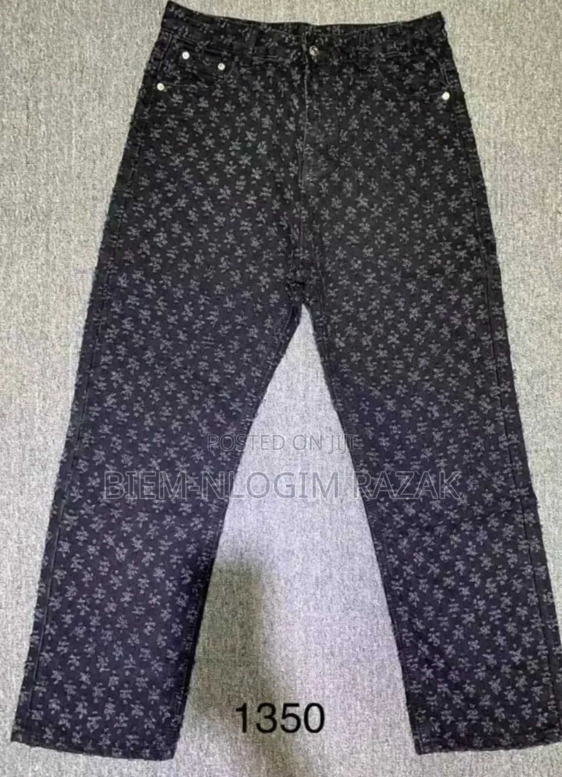 High Quality Chrome Heart Drew Baggy Jeans Available