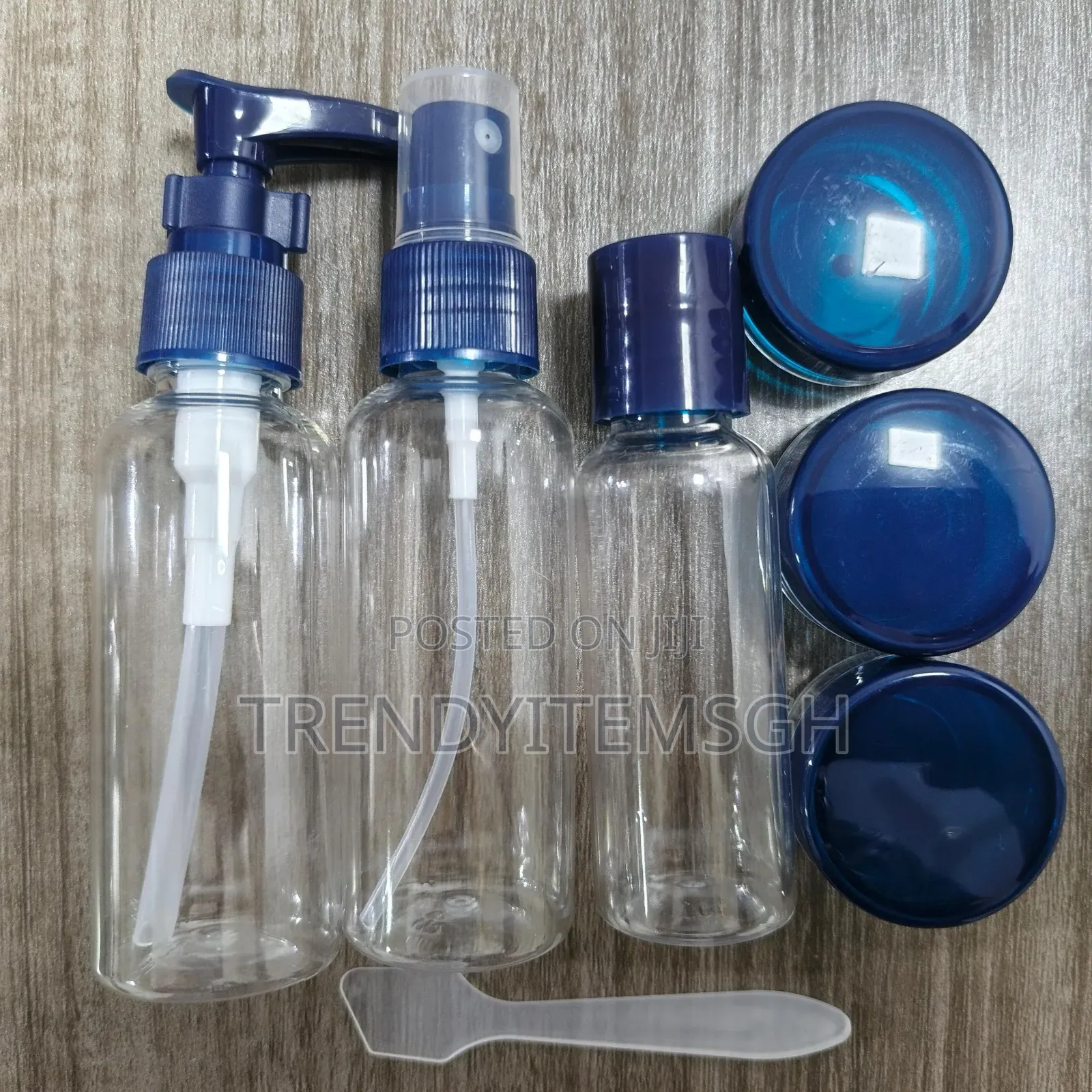 6pcs Non Spill Travel Cosmetic Empty Spray Bottle Set