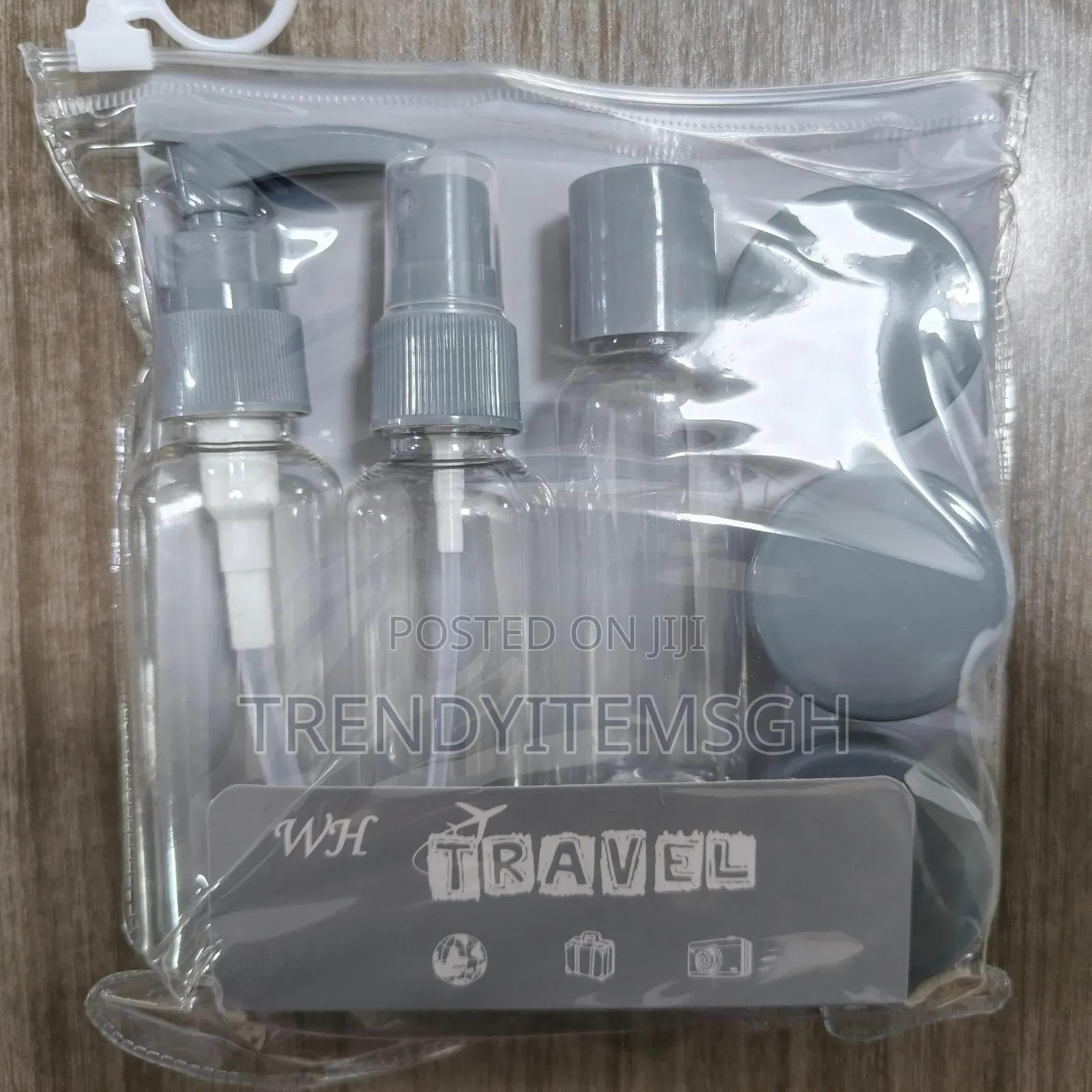 6pcs Non Spill Travel Cosmetic Empty Spray Bottle Set