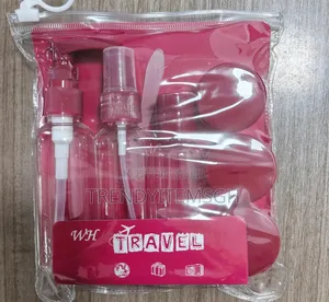 6pcs Non Spill Travel Cosmetic Empty Spray Bottle Set