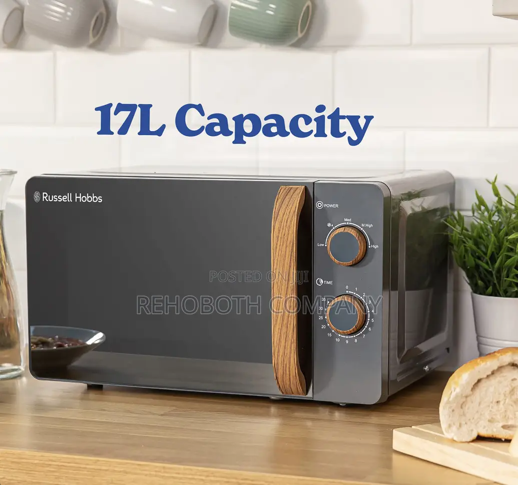 Russell Hobbs Scandi Compact 17 Liter Gray Microwave