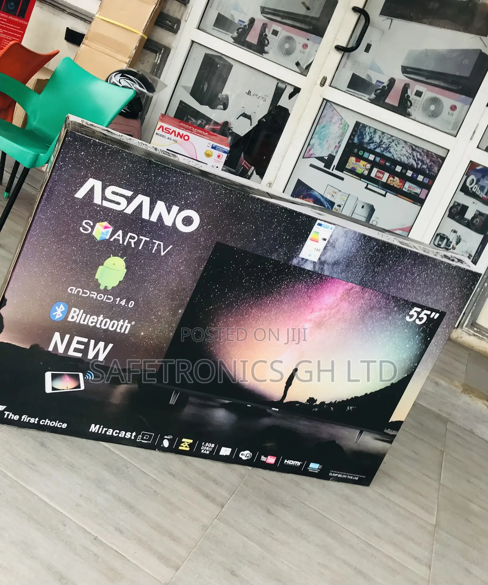 Brand New Led Uhd Asano Android 55 Inch Tv