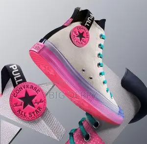 Chuck Tylor Converse Pink and White