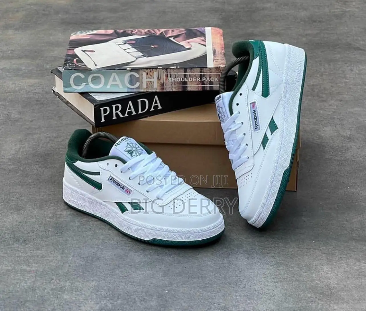 Reebok Classic Green and White