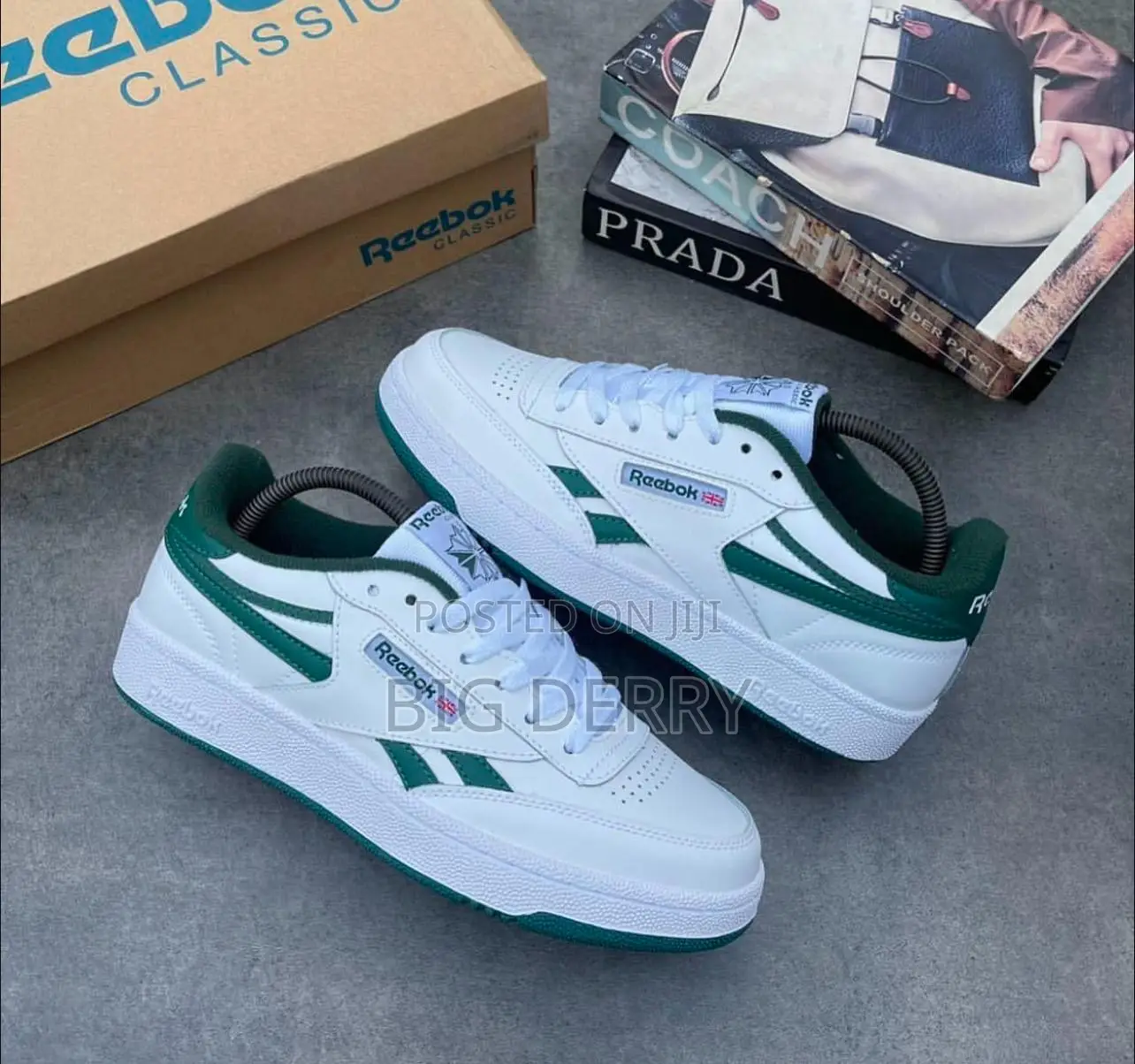 Reebok Classic Green and White