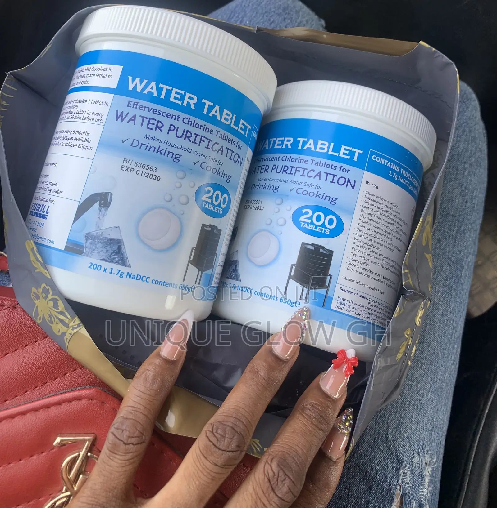 Aquatab Effervescent Water Purification Chlorine Tablets