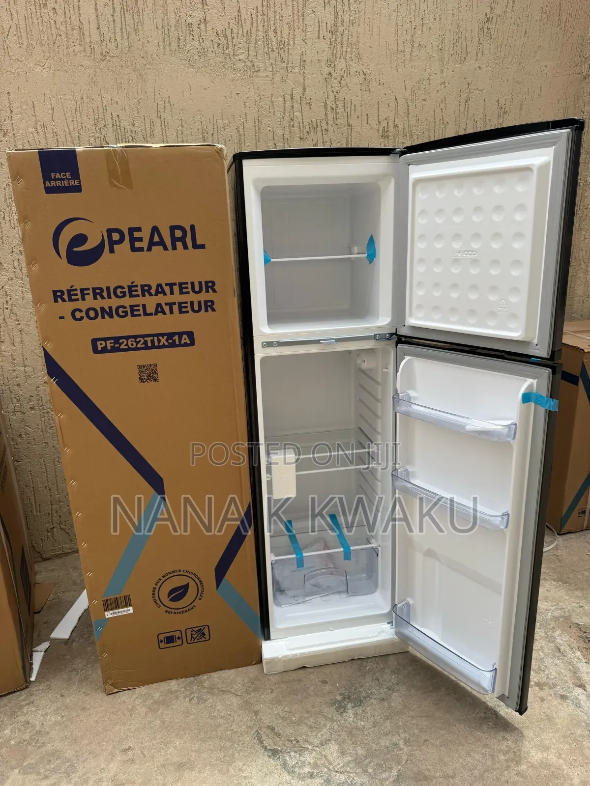 Top Freezer Pearl 165litres Double Door Fridge_ Freezer
