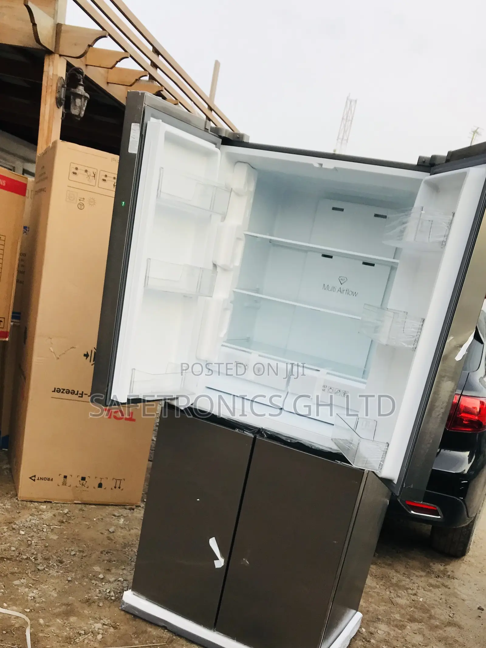 Fresh Wave TCL Sidebyside P640cd Grey 4 Doors Fridge