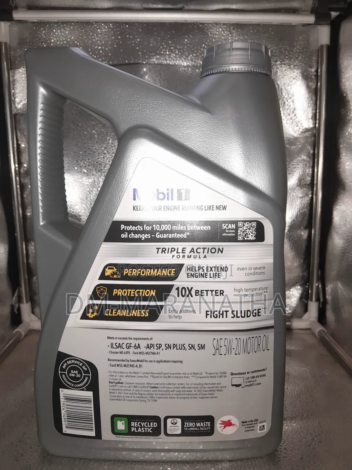 Mobil 1 5w-20 Advanced Full Synthetic 50th Anniversary