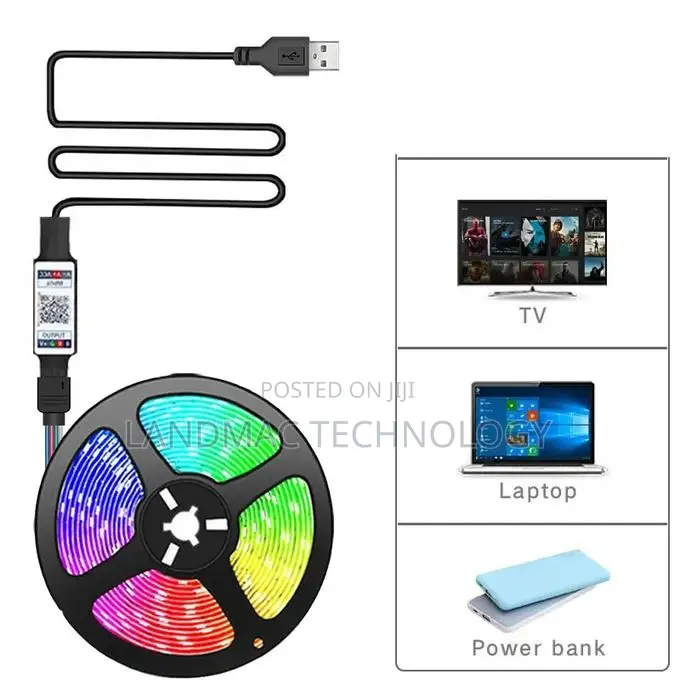 20 M RGB Bluetooth Control Led Strip Lights Usb Color