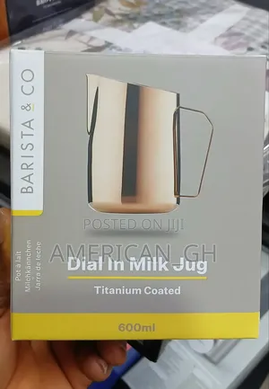 Dial in Milk Jug, Titanium Coated, 600ml