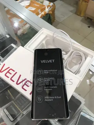 New LG Velvet 128 GB White