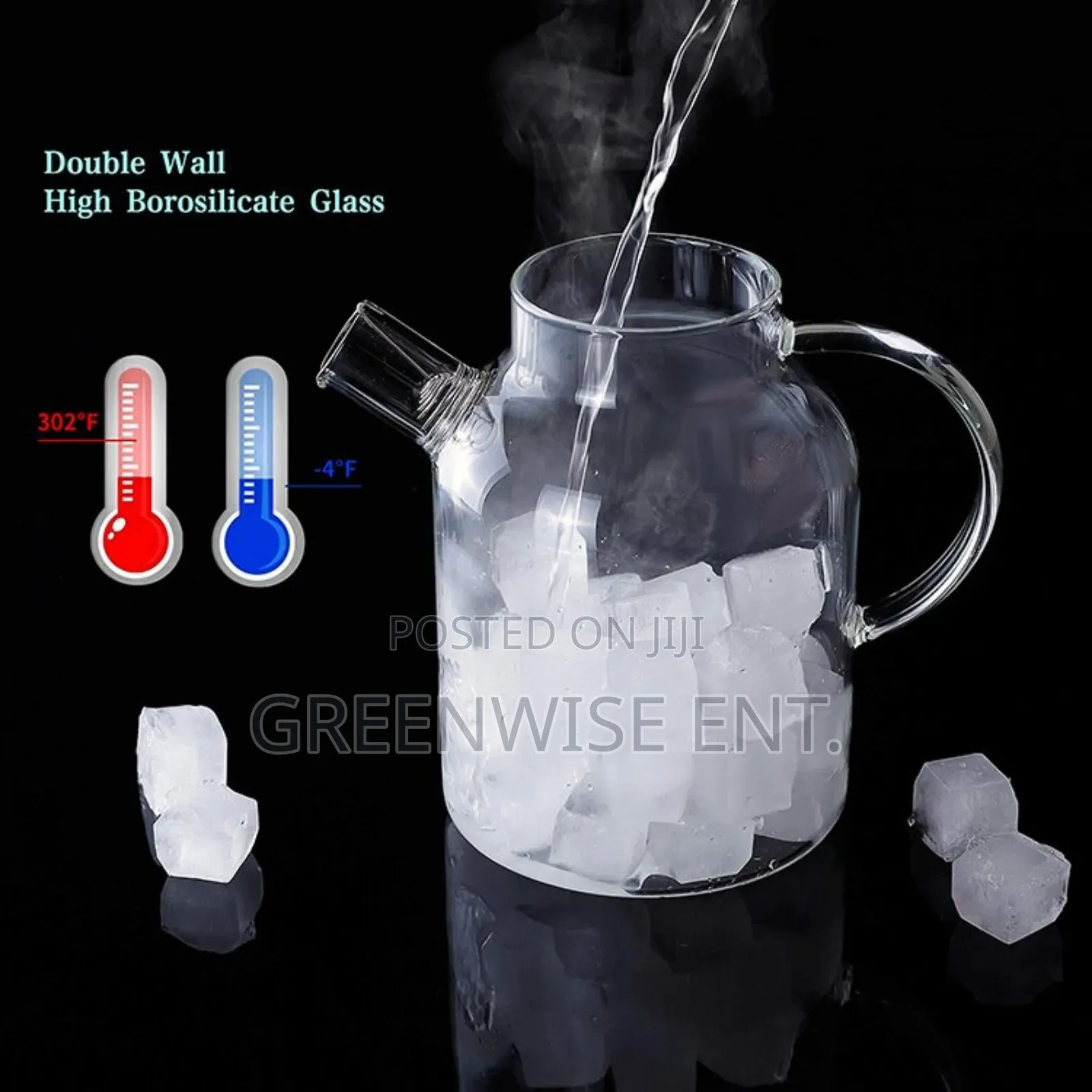 Portable High Borosilicate Kettle Teapot