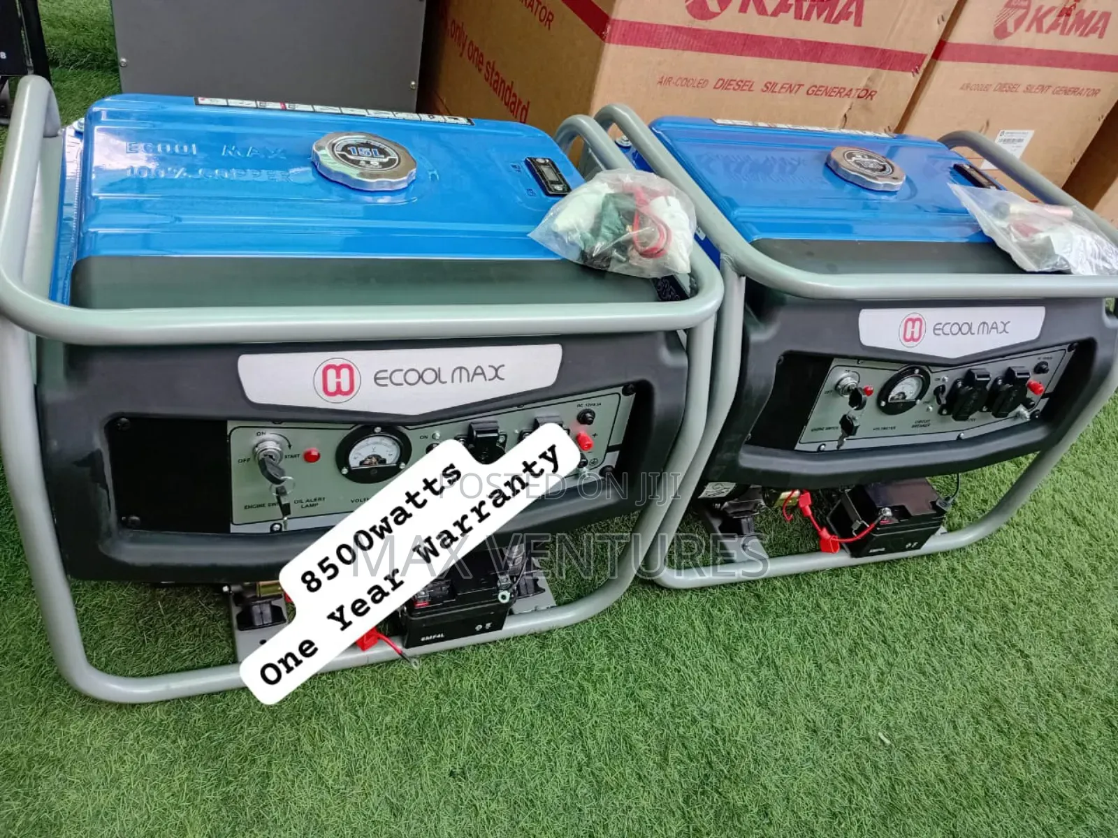 User Friendly 7.5kva Ecoolmax 8500watts Quiet Operating Gen