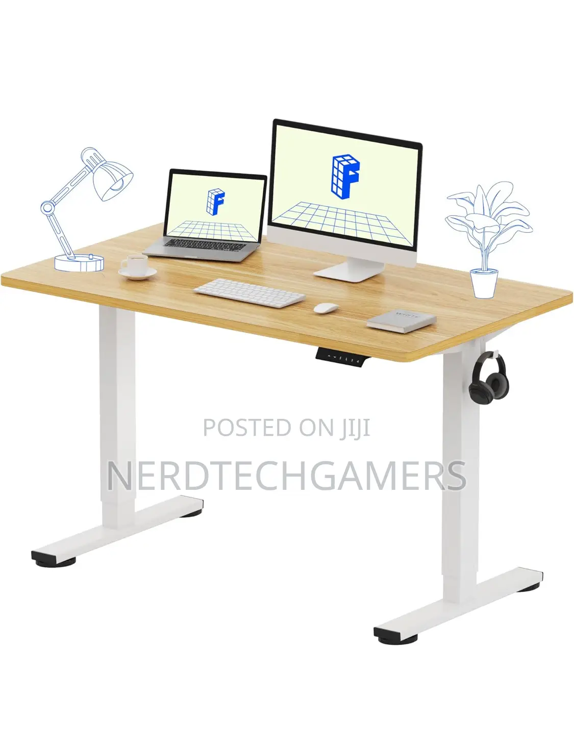 Flexispot Standing Desk 48 X 24 Inches Height Adjustable Des