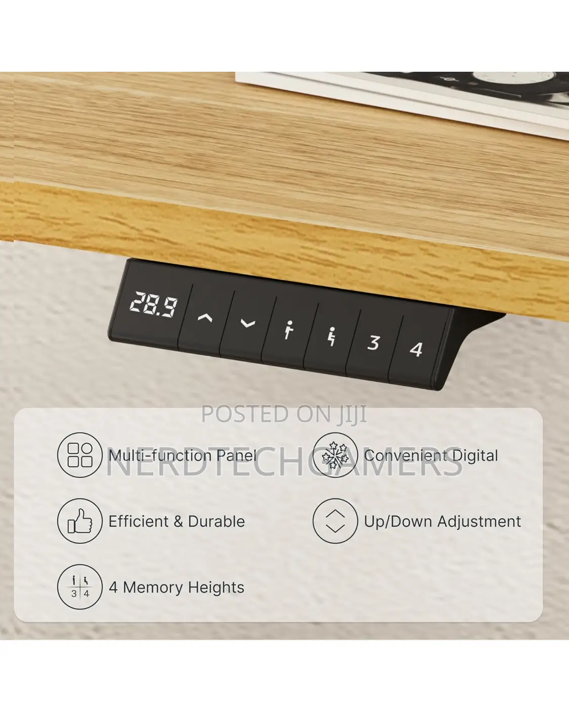 Flexispot Standing Desk 48 X 24 Inches Height Adjustable Des