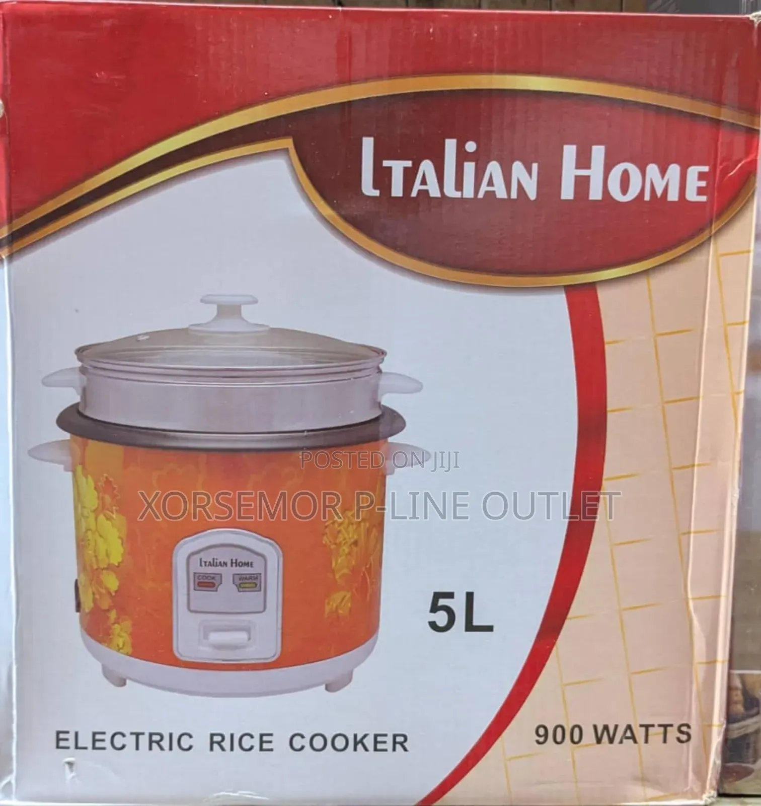 Italian Home Glass Top Rice Cooker