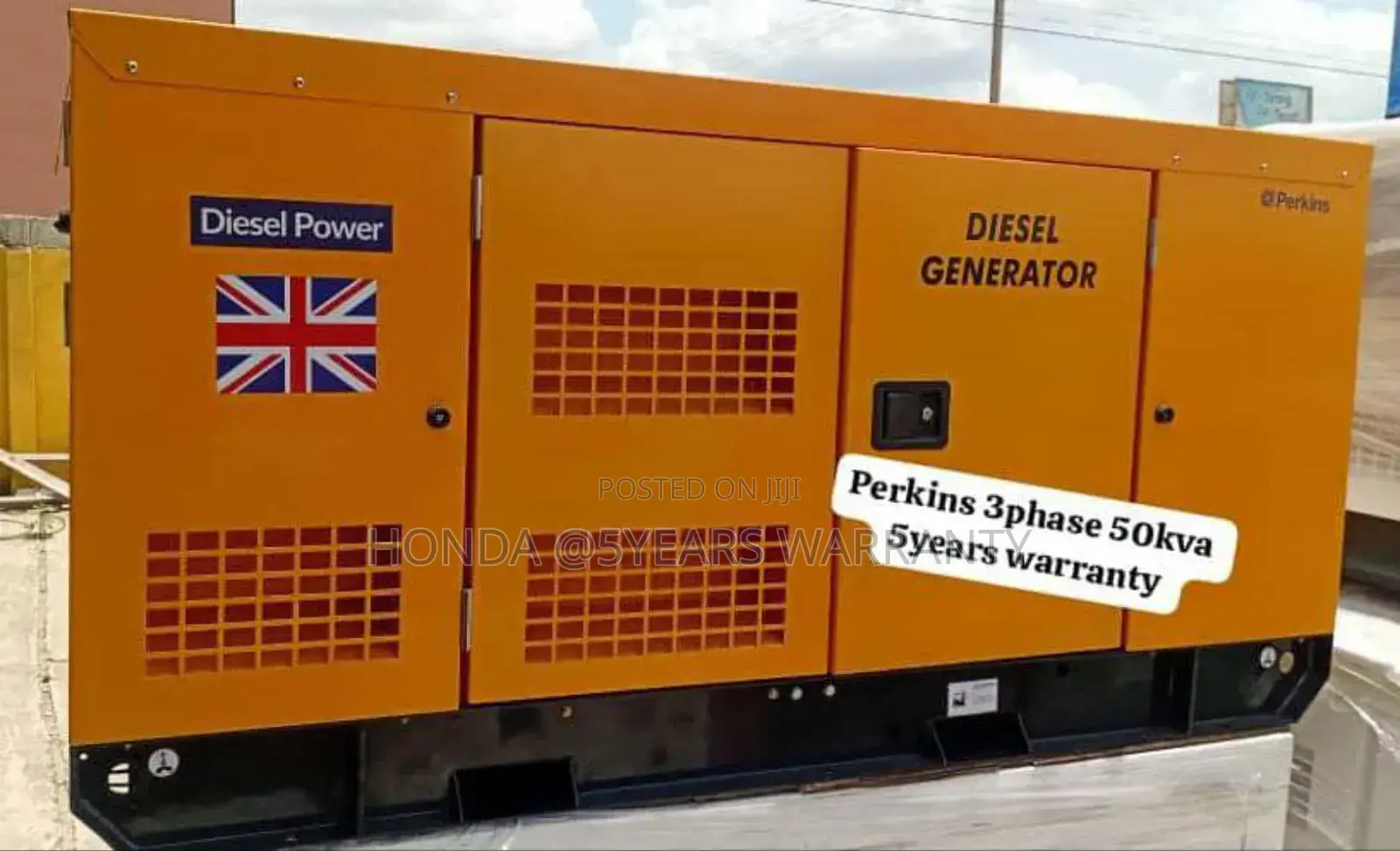 Energy Flow Perkins 50kva Diesel Generator 3phase 50kva