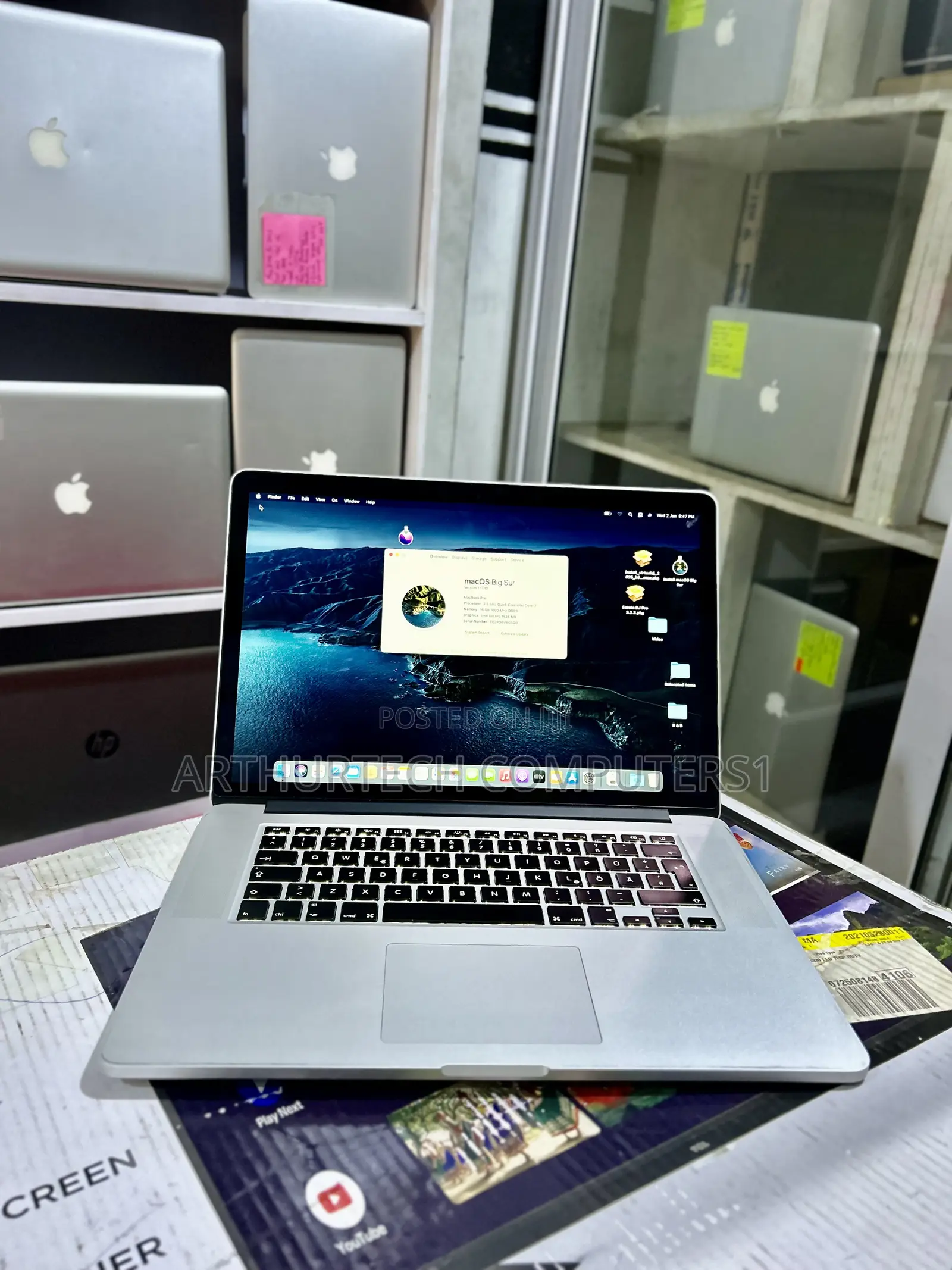 Laptop Apple MacBook Pro 2014 16GB Intel Core I7 SSD 256GB