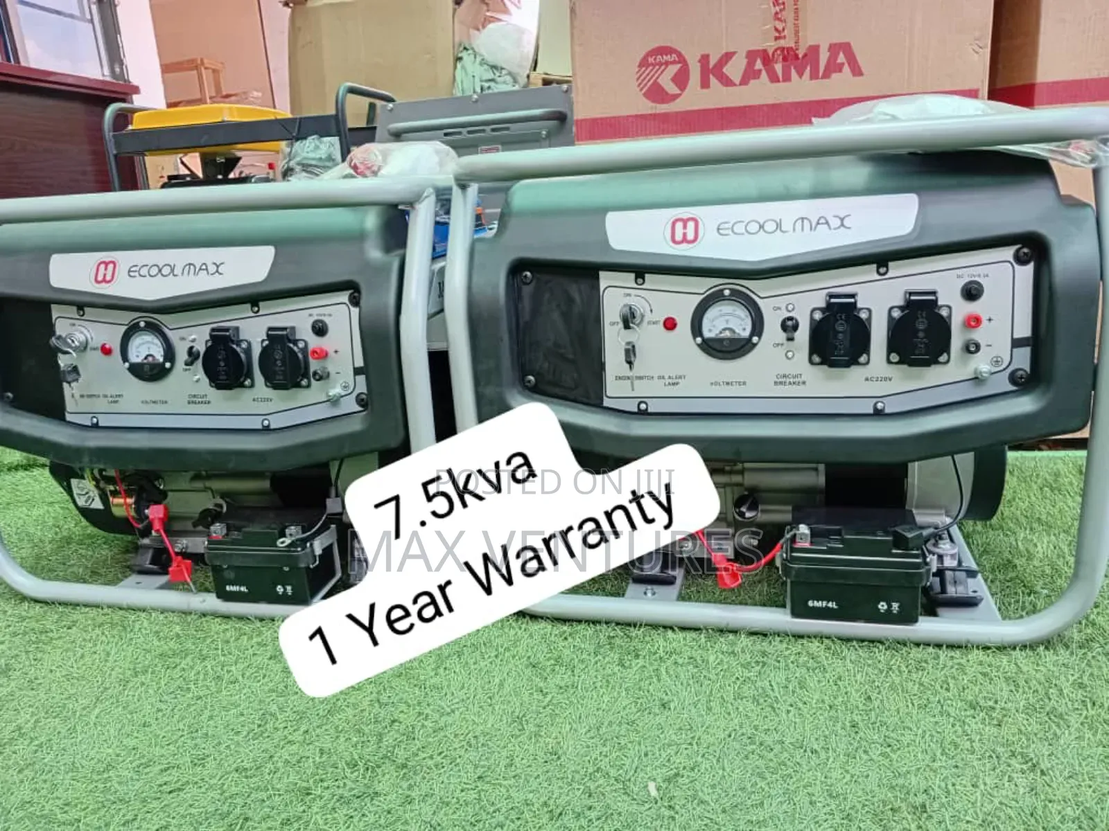 Long Battery Life 7.5kva Gasoline Generator