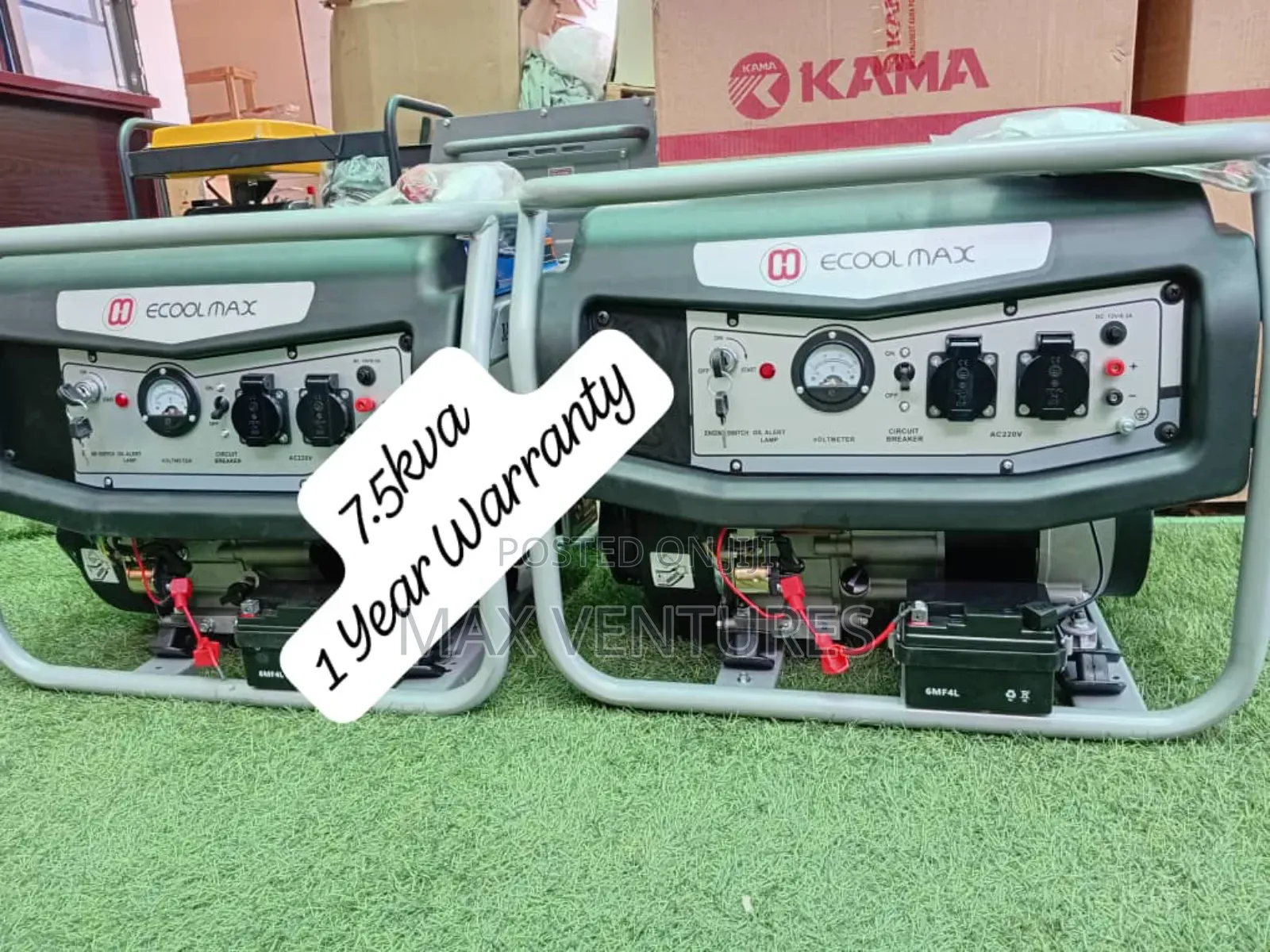 Ecoolmax High Capacity 7.5kva Gasoline Generator