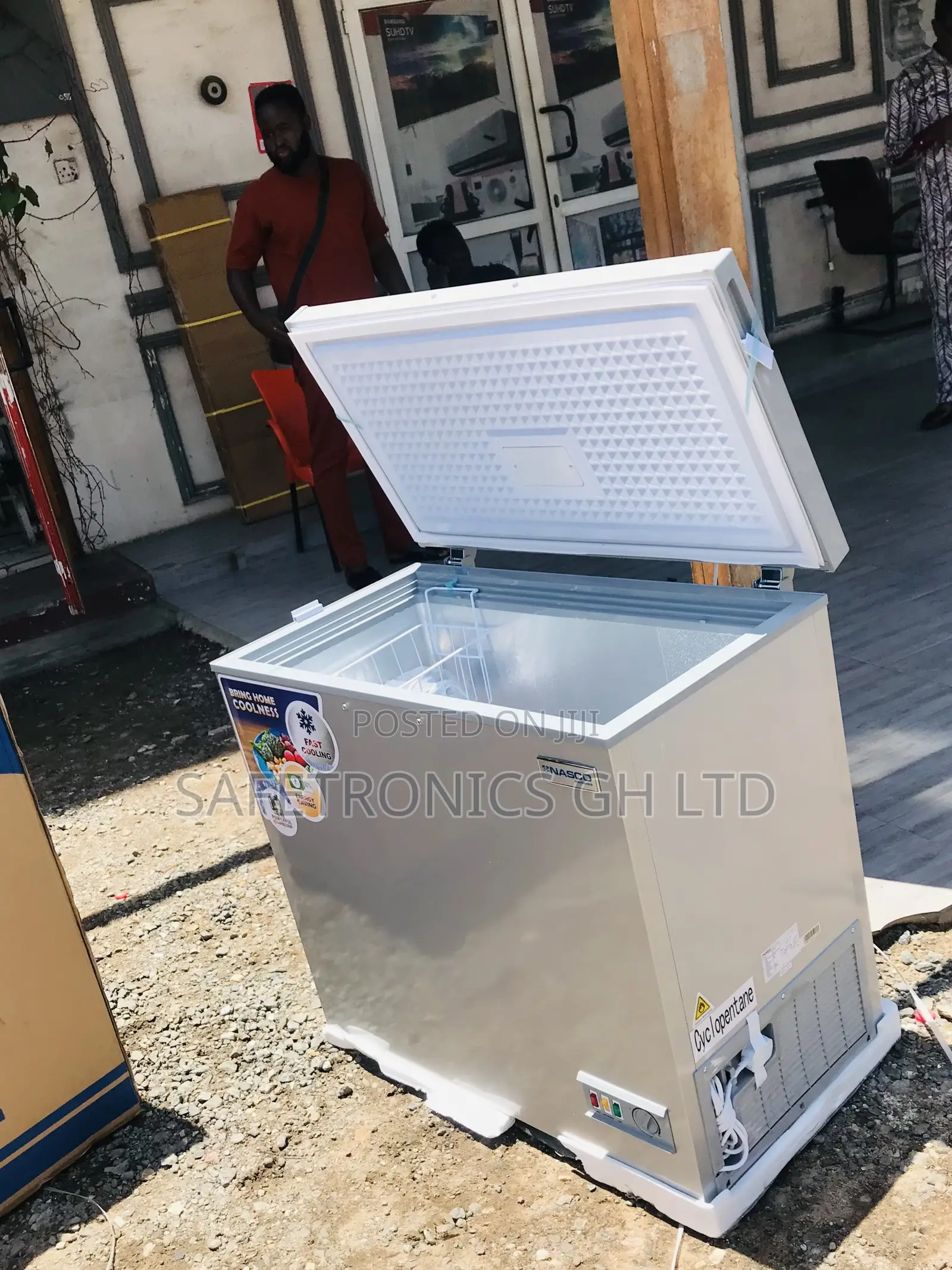 Most Affordable 200l Grey Singledoor Nas-250 Freezer