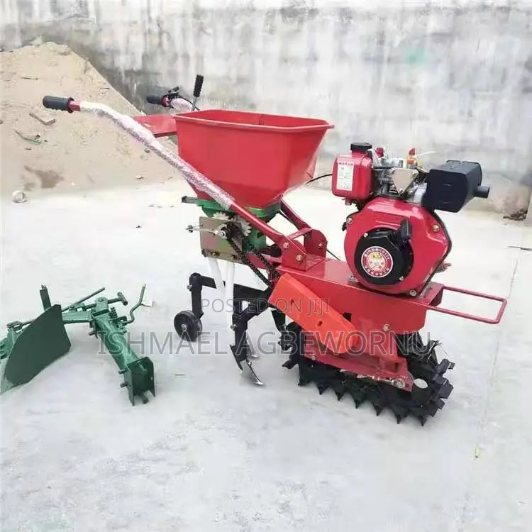 Multi Purpose Gasoline Fertilization and Seed Planter