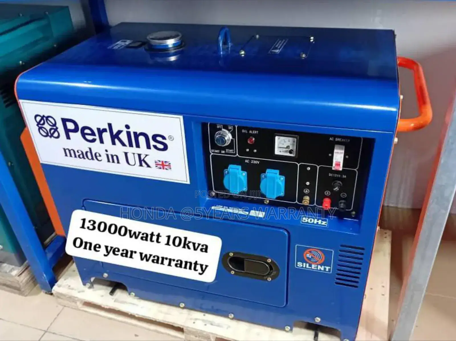 Current Drive Perkins 10kva 13000watts Generator 10kva