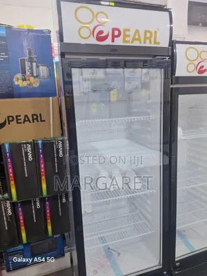 Black 400 Litters Display Fridge
