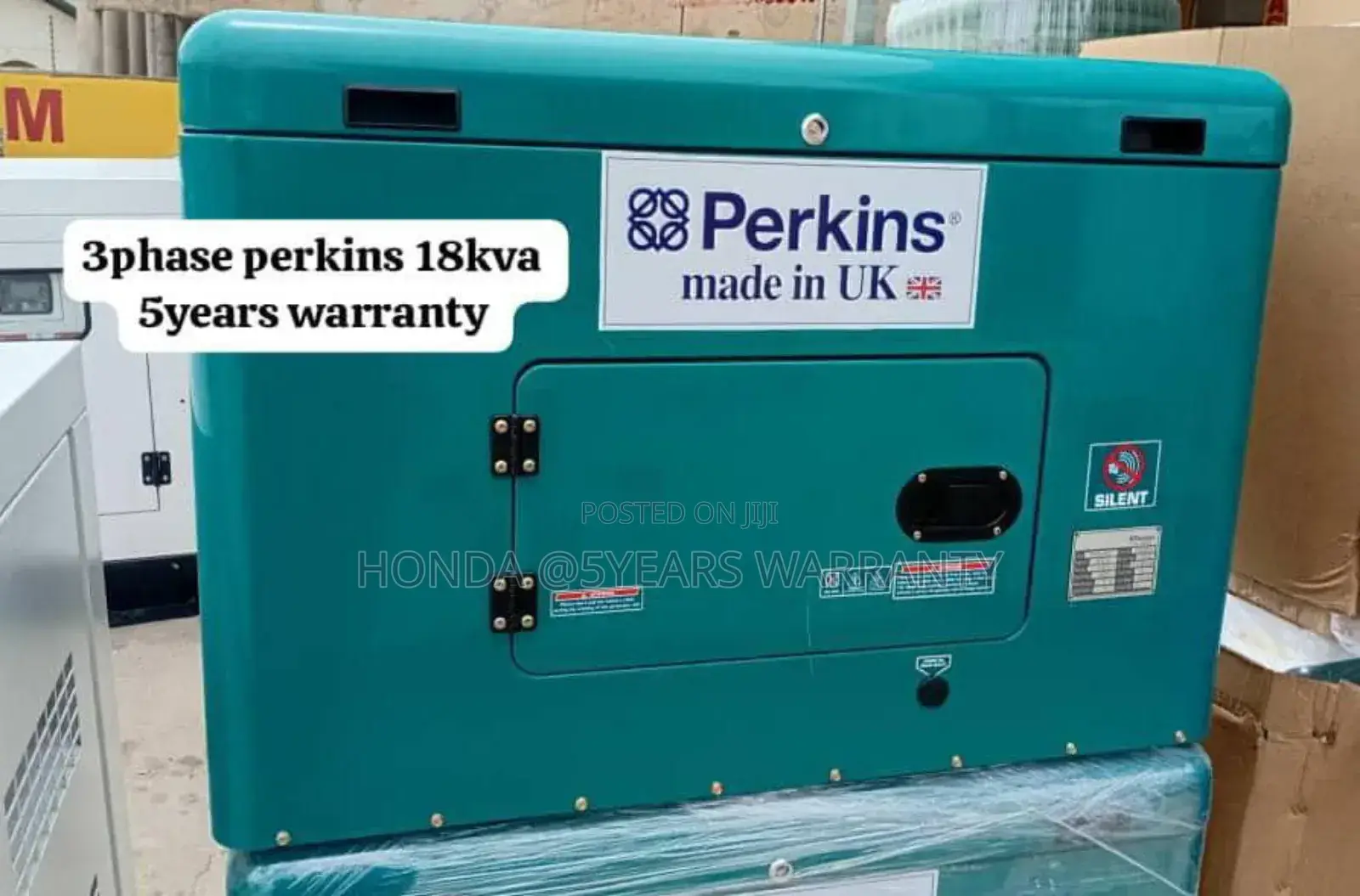Energy at Work Perkins 18kva Generator 20000watt Silent 18kv
