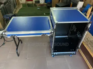 Amplifier Rack 16u 2 Door With Table