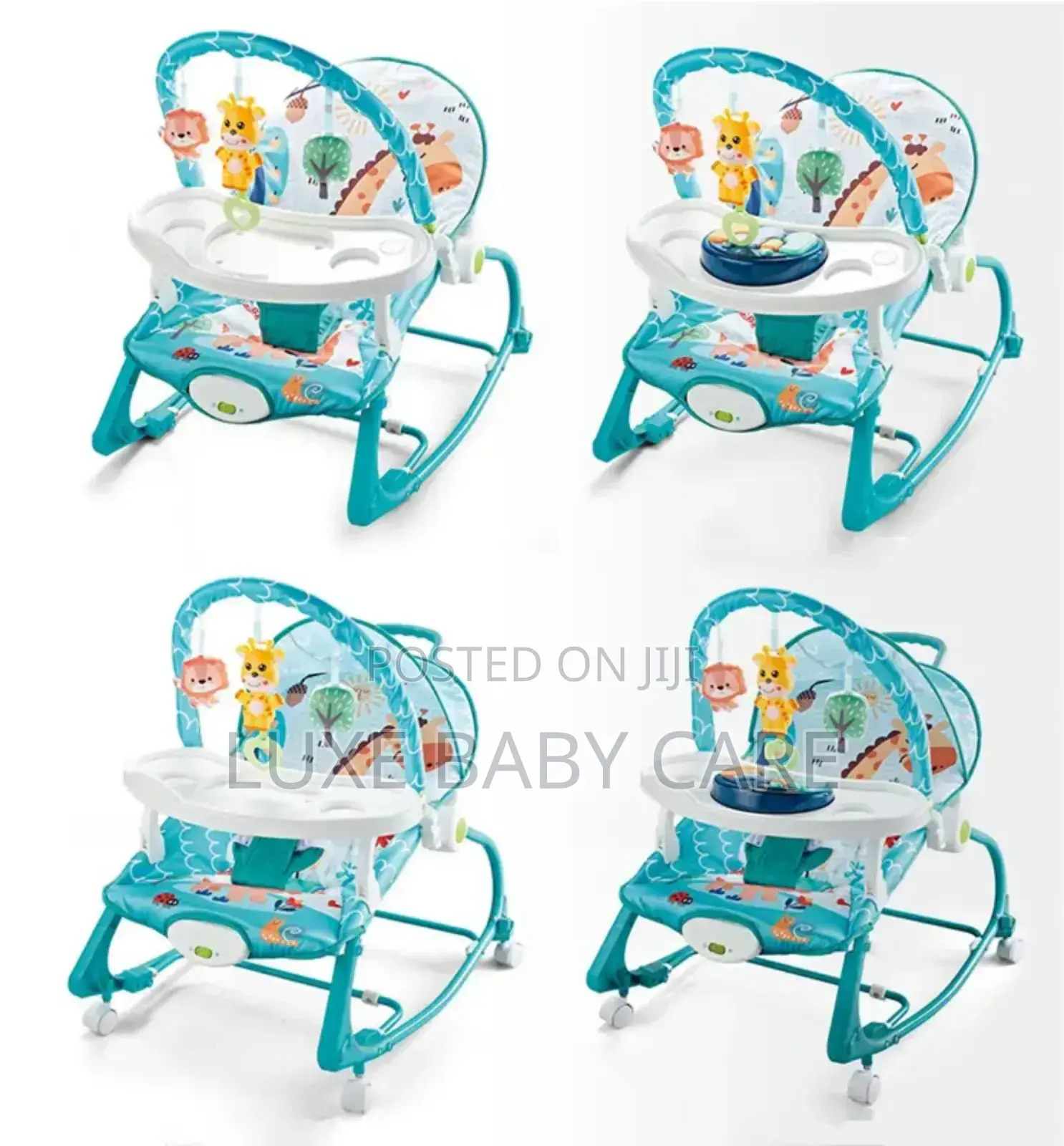Baby 4 in 1 Bouncer Infant-to-Toddler Rocker Musical Baby