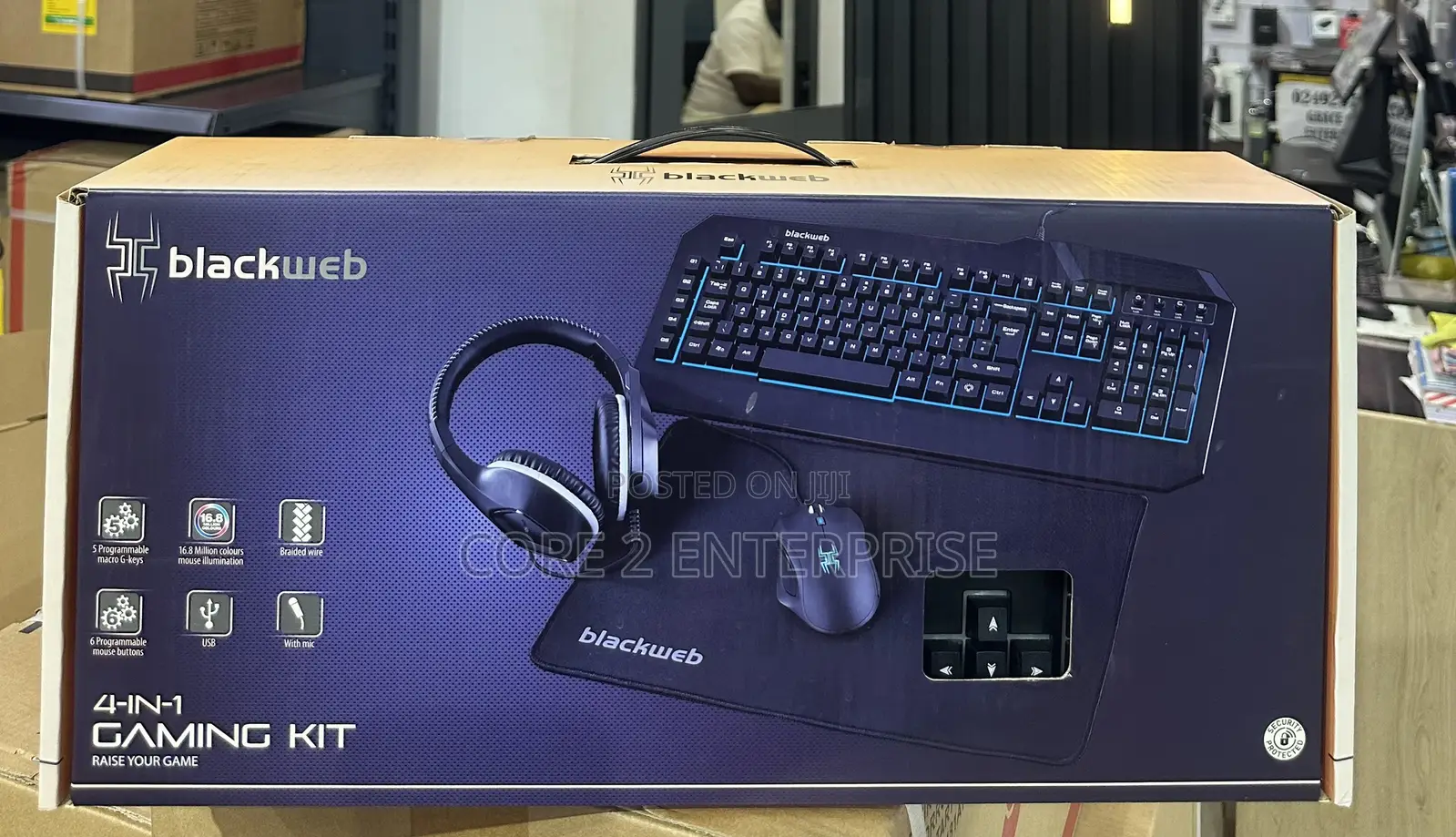Blackweb 4-in-1 Gaming Kit