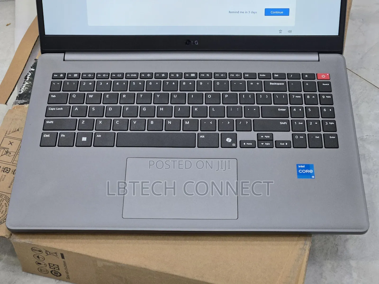 New Laptop LG Gram 15.6 8GB Intel Core I5 SSD 256GB